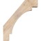 Ekena Millwork 5 1/2"W x 22"D x 26"H Merced Smooth Knee Brace, Douglas Fir BRC06X22X26MRC00SDF - alternate 3